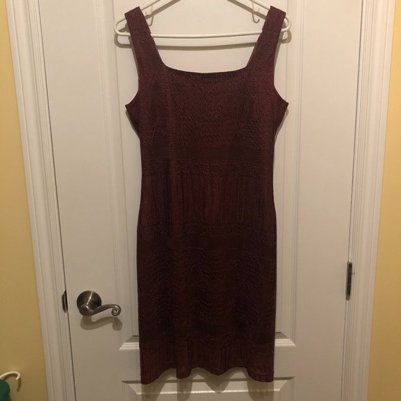 Vintage Algo Dress Size 8 Made in Canada 100% Polyester 100% Acetate Lining - Picture 1 of 9